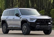 Брутальный китайский внедорожник M-Hero M817 получит обновление