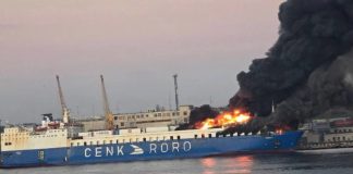 Россия после встречи Путина и Эрдогана атаковала «Искандерами» турецкий корабль в Одессе – судно горит