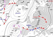 Морозы отступают: циклон Tizian несет Украине потепление и штормовой ветер