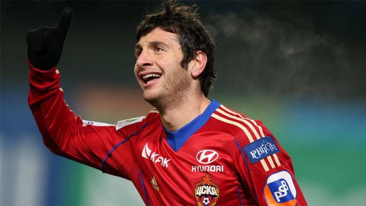 Дзагоев провел тренировку с ЦСКА перед матчем с "Оренбургом"