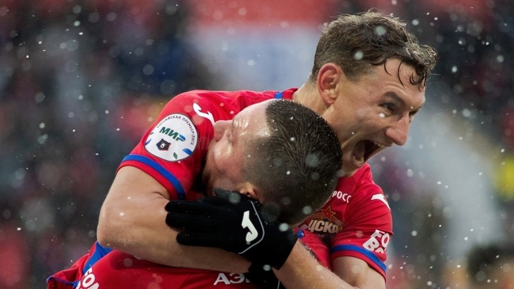 Кубок России. ЦСКА обыгрывает "Краснодар" после первого тайма