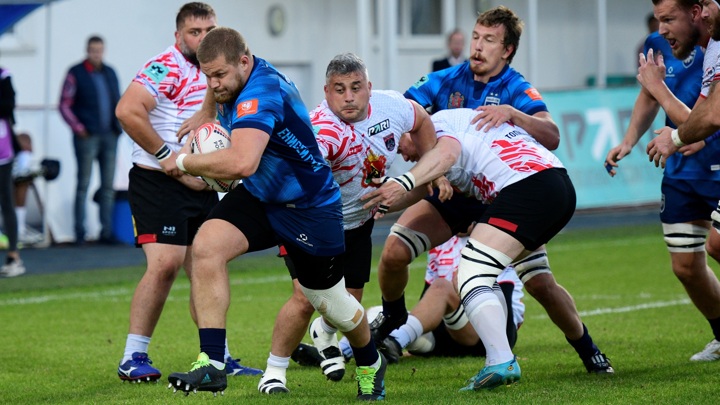 Регбисты "Енисея" обыграли "Металлург" в чемпионате России