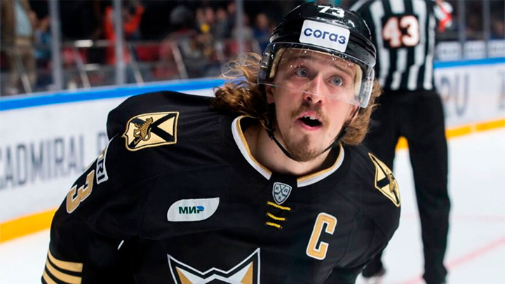 Шулак из "Адмирала" назван защитником игровой недели КХЛ